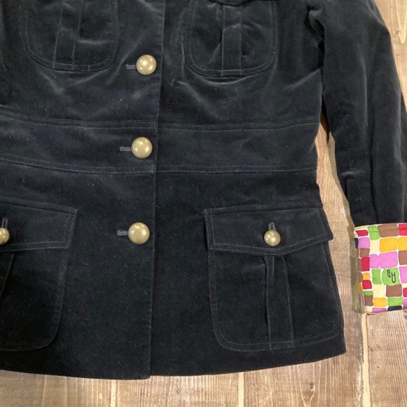 Andrea Becker Retro Jacket Brass Style Buttons Size 10 - Picture 4 of 11